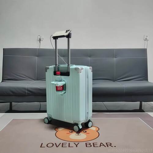 正品2025新款小高行李箱55×40×20登机箱女2级0寸杆型大容量密码