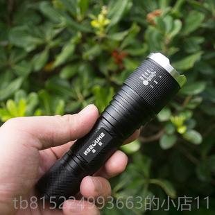 正品 硕森强光充手电筒可电家用超亮T小远射6户外l用ed变焦耐L2探