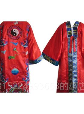 正品产采购品道袍，道服，汉绣男式，公经服，当道家八卦服，武太