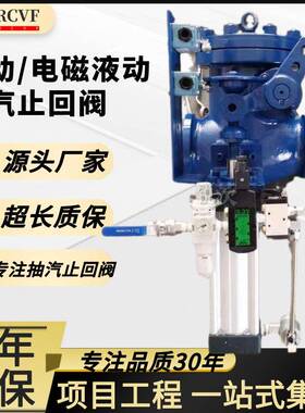 电磁液动气动抽汽止回阀H644Y高温高压蒸汽热电厂汽轮机抽气逆止
