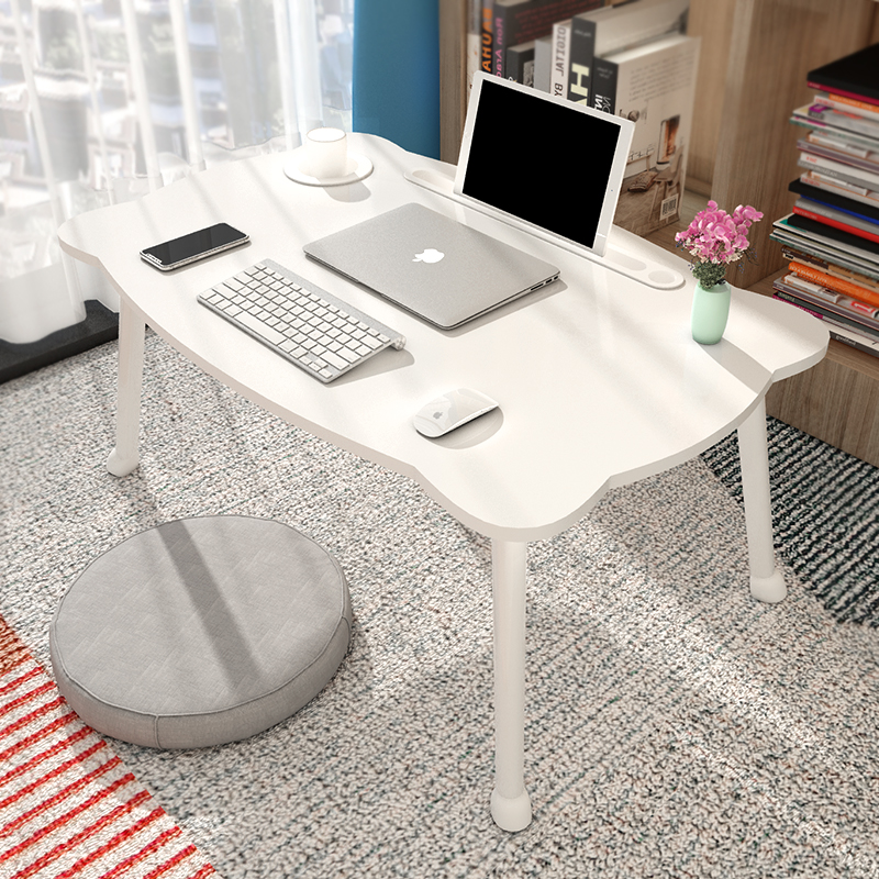 电脑床上小桌子懒人桌折叠宿舍飘窗卧室坐地大学生床桌书桌用上铺