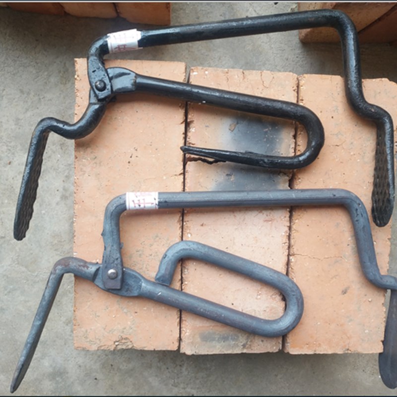 护手砖卡 搬砖器砖头钳子 护手砖夹子红砖砖夹块5块砖砖用卡全