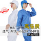 定制女士透气蓝色防尘 男秋冬季 食品厂工作服长袖 白色工厂车间套装