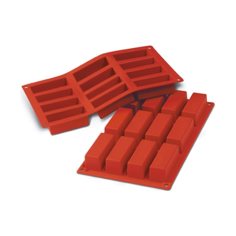 意大利Silikomrt SF02 连长方模蛋糕模 硅胶烘焙模具0 20连