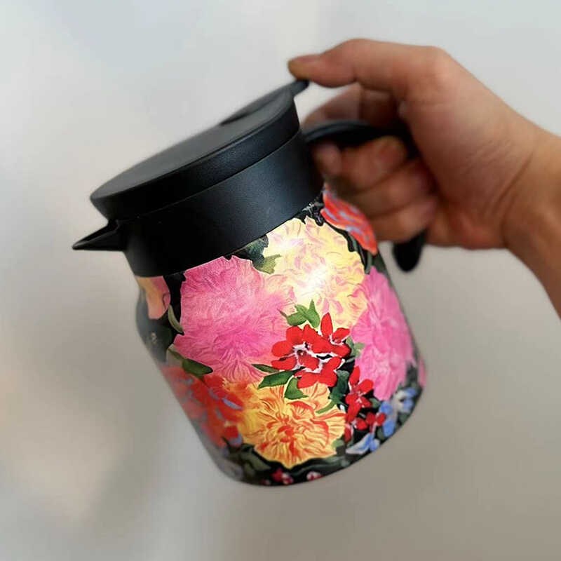 焖茶壶陶瓷内胆不锈钢茶漏老白茶闷茶保温壶家用大容量泡茶壶