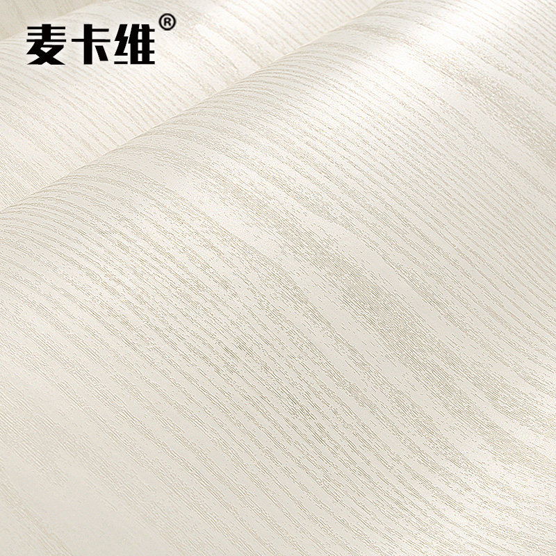 白色橱柜衣柜子翻新装饰自粘墙纸壁纸3D立体木门色旧家具木纹贴纸