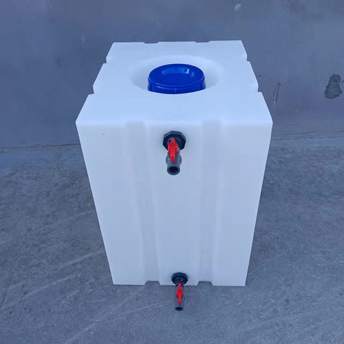 25L液体加药桶 50L塑料实验室酸碱水箱家用水桶10L方形设备小水箱