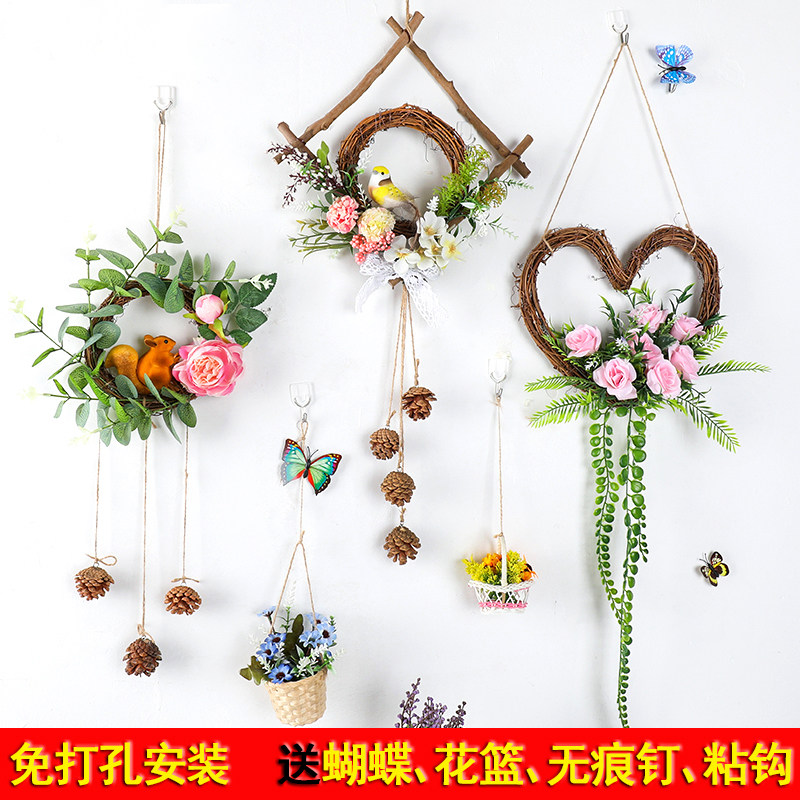 创意家居花环装饰墙壁壁挂客厅房间挂墙墙饰墙上挂件壁饰室内饰品