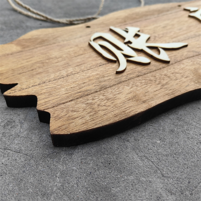 实木挂牌收银台账房指示牌复古店铺收银处墙贴标志牌饭店门牌定制