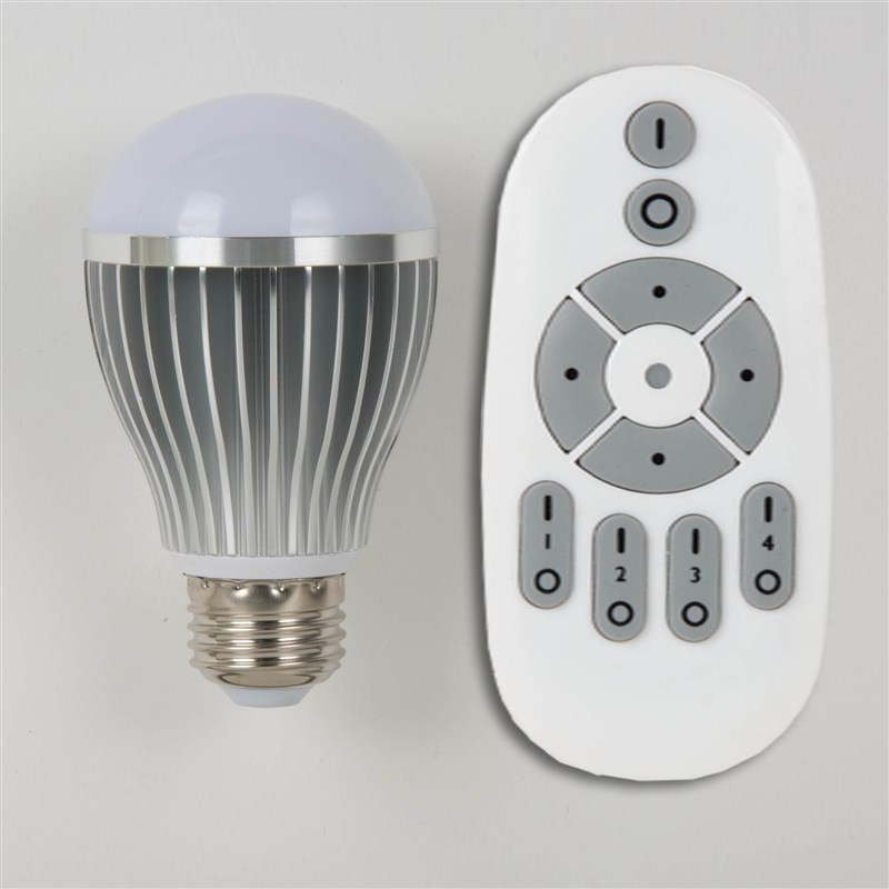 智能灯泡无线遥控LED无极调光变色温E27螺口可调节亮度暖光球泡