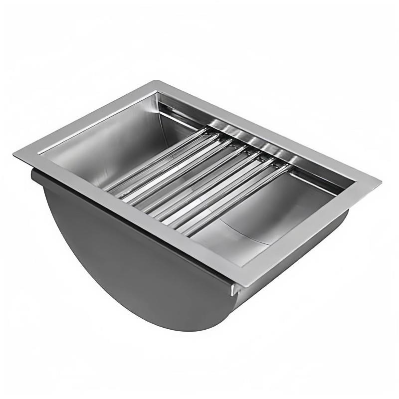 银行医院柜台不锈钢钱槽售票窗口传票槽通道槽取款槽收银槽钱斗