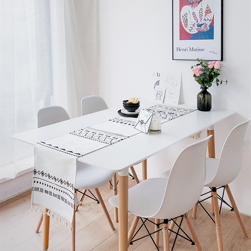 波西米亚民族风桌旗布艺现代简约防水桌旗布电视柜布酒吧盖布桌巾