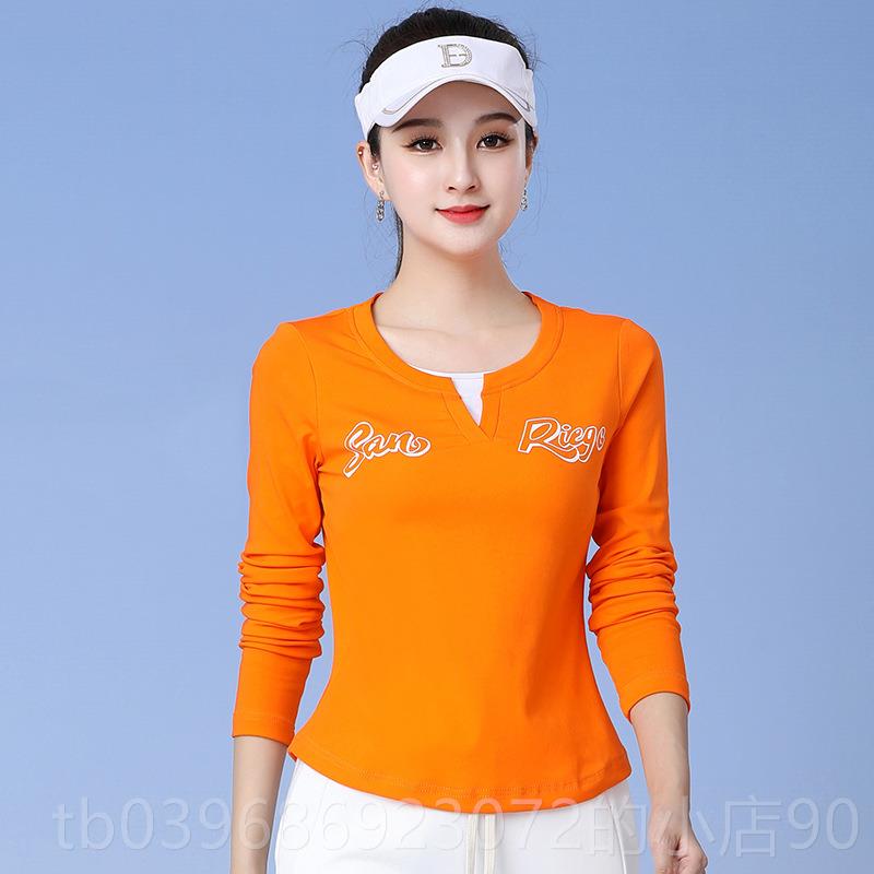 高档场服舞衣服新款春夏跳舞服装长袖新款奥广尔罗新纹棉舞蹈款单