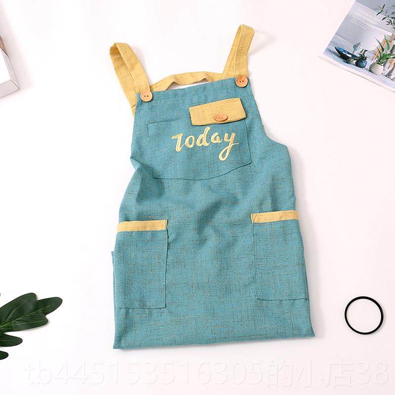 正品休闲吊带围裙围厨幼房烹饪裙棉麻尚流行家时庭k风格可爱儿园,家庭/个人清洁工具,围裙,淘宝优惠券,粉丝福利购,淘宝优惠卷