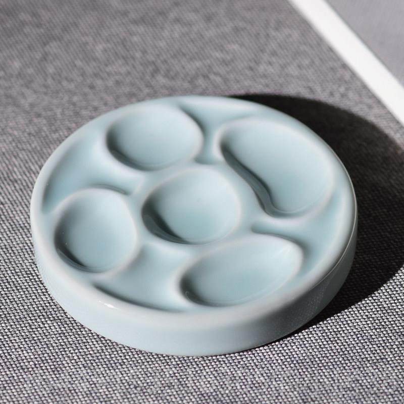 正品文房宝四国画墨汁水彩调可色盘料陶瓷爱圆形颜水碟多功能墨碟,文具电教/文化用品/商务用品,文房四宝,淘宝优惠券,粉丝福利购,淘宝优惠卷