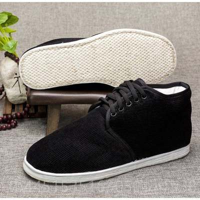 正品冬季防北京布鞋保暖男棉鞋手工千层底中老年人滑加绒老加厚爸