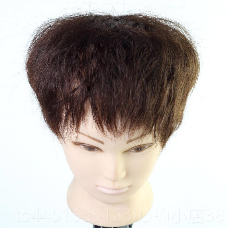 正品增豪奕真发盖白发量大面块积玉米烫透气发发卷补发片头顶发型