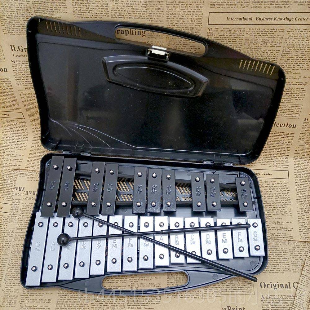 正品包邮打奥尔夫5音乐琴教具2音铝板钢片小琴钟琴敲琴专业琴打击