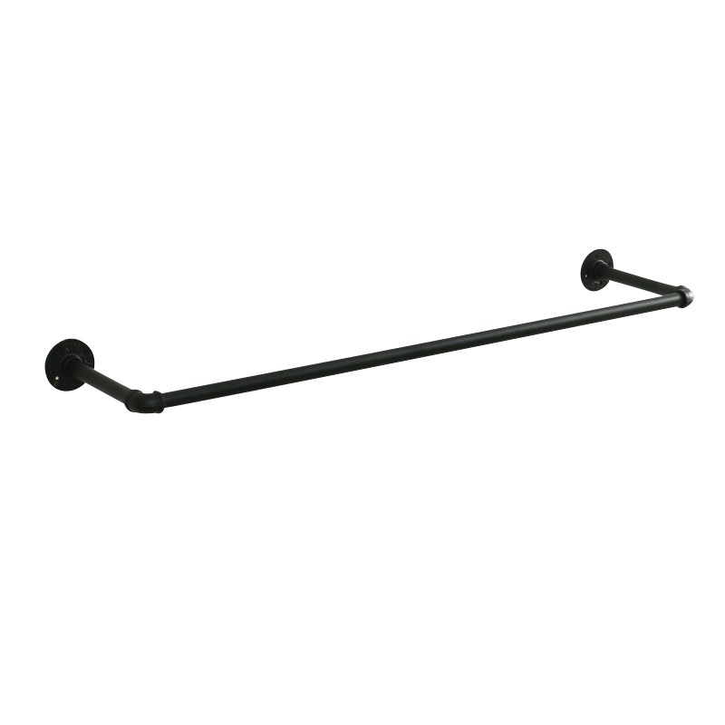 阳台晾衣杆打孔挂衣杆顶装固定 墙上侧装凉晒架家用加厚U型衣杆