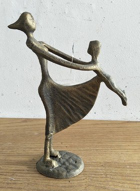 母子情深母亲摆件母爱工艺品铁艺装饰品母亲节礼品人物客厅艺术品