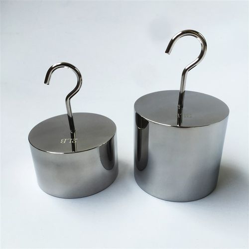 茂宏定制不锈钢砝码牛顿力值英磅单钩双钩特殊规格带孔按图纸定做