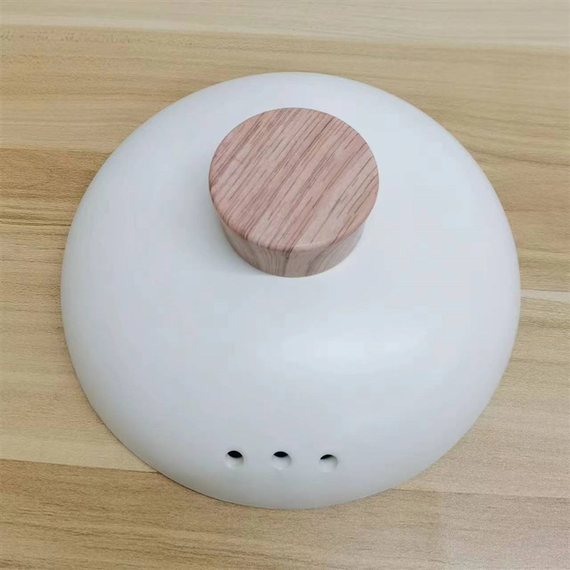 砂锅盖子陶瓷锅盖防溢防烫木橼提手圆形沙锅盖炖锅盖加厚煲汤锅盖