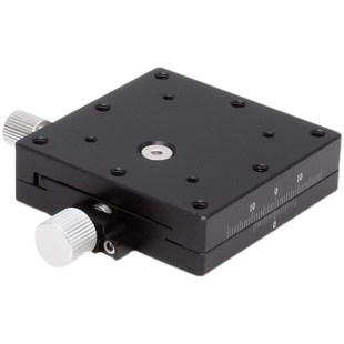 140精密视觉位移平台 XY轴燕尾槽齿轮齿条微调滑台XYWG40 F60J