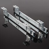 托盘架写字台 放健盘橱柜键盘滑轨桌 电脑托盘托架轨道书桌抽拉式