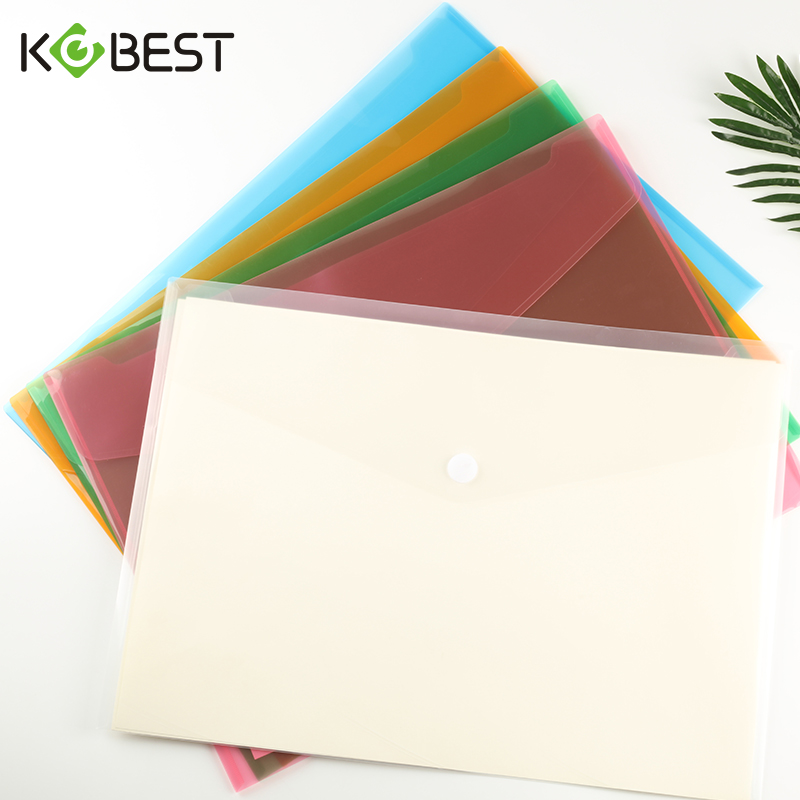 康百4开透明文件袋儿童美术作品集学生用4k写生素描收纳袋大容量