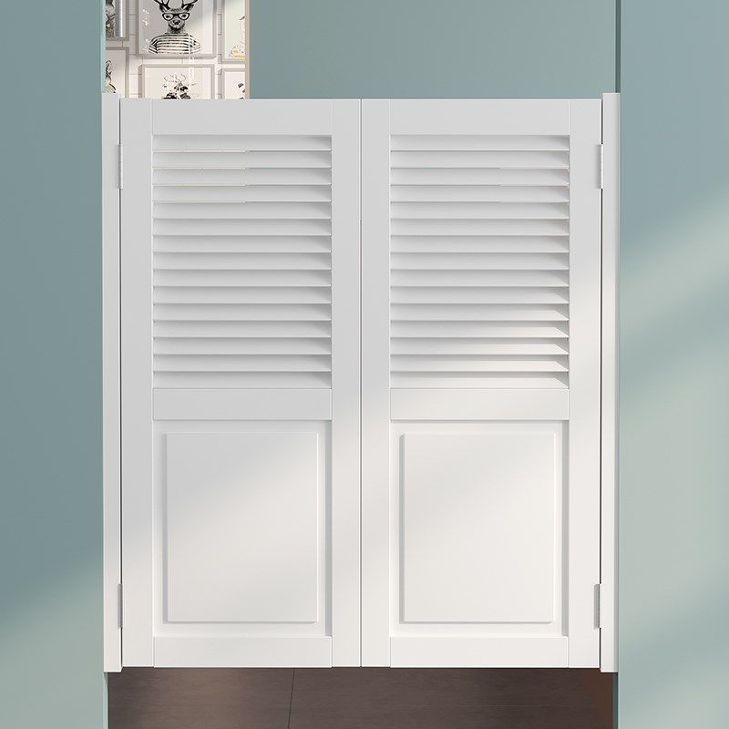 简约牛仔门百叶门半腰门隔断门厠所门栅栏门酒吧门吧台自由门定制