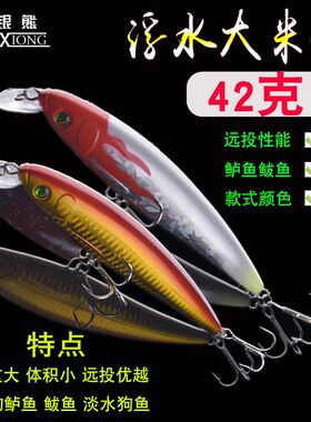 路亚饵米诺浮水远投硬饵42克海钓鲈鱼鲅鱼假饵钓鱼饵淡水夜光