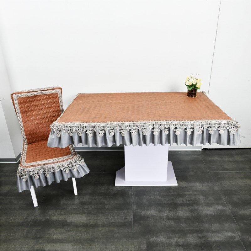 全包椅子连体科技布防尘罩家用餐椅套欧式坐垫餐桌布蓝色盖巾定制,居家布艺,桌布,淘宝优惠券,粉丝福利购,淘宝优惠卷