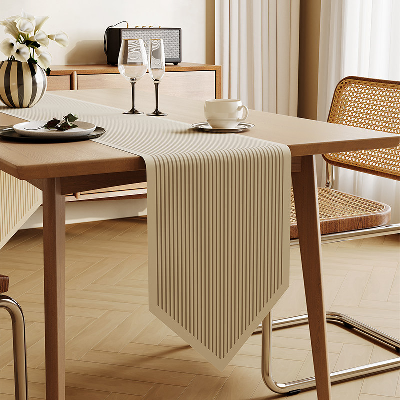 桌旗法式高级感餐桌中间长条盖巾皮革长条电视柜防水防油边柜盖布,居家布艺,桌布,淘宝优惠券,粉丝福利购,淘宝优惠卷