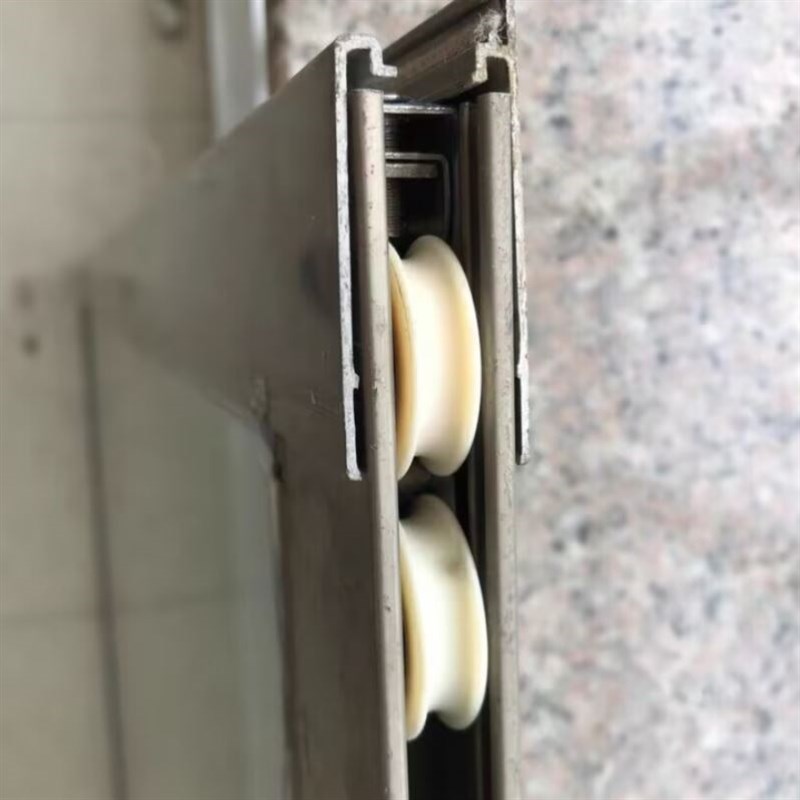 4个装828型老式铝合金门窗滑轮不锈钢移门轮配件推拉窗户轨道滚轮