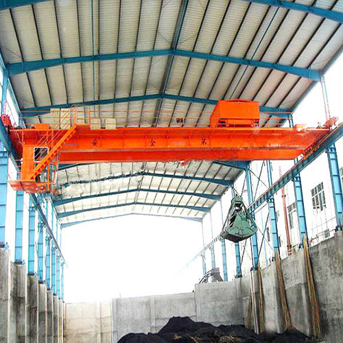厂家供应双梁桥式起重机 抓斗吊车 工业天车 双梁抓斗式起重机