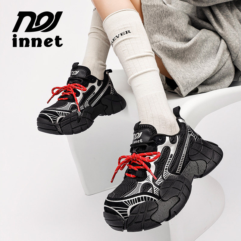 innet 女士新款老爹鞋2026今年春季爆款巨好看的流行配阔腿裤鞋子,女鞋,老爹鞋,淘宝优惠券,粉丝福利购,淘宝优惠卷