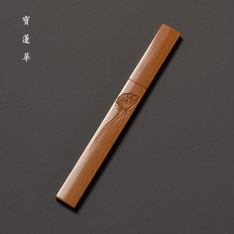 邱书文手工雕刻玉竹裁纸刀 盘玩竹茶刀精磨文玩竹器手把件 启封刀