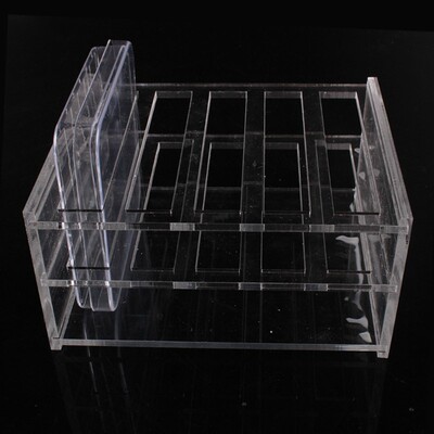 5孔培养皿架10*10cm方形培养皿架100*100mm方形有机玻璃培养皿架