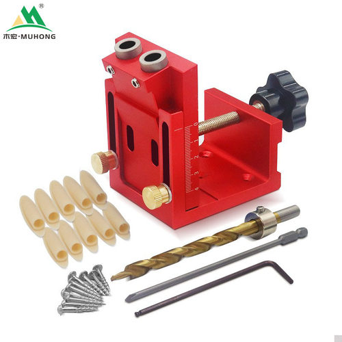 木工打孔器 可调节斜孔定位器 木板打孔 五金工具 柜子板式家俱