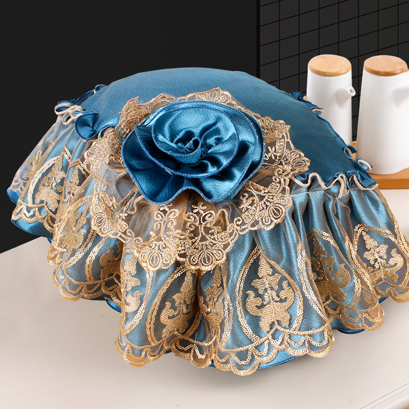 欧式布艺电饭锅罩蕾丝刺绣压力锅防尘罩防油污电饭煲多用盖巾盖布,居家布艺,万能盖巾,淘宝优惠券,粉丝福利购,淘宝优惠卷