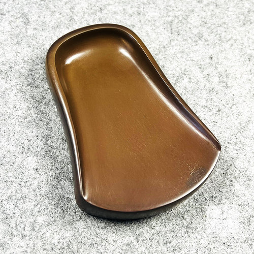 风字小砚澄泥砚非遗手工雕刻传统窑烧书法专用砚台文房四宝