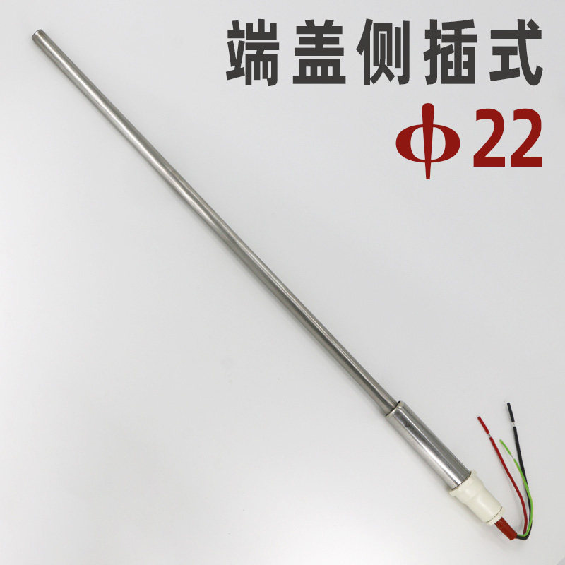 家用太阳能热水器6分直插式电加热管 发热棒 直径22端盖加热器