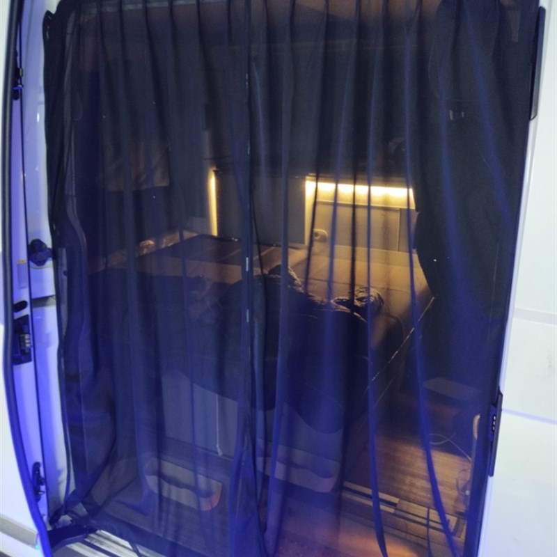 定制欧洲款大众迈特威T5凯路威T6福斯T4专用汽车纱窗防蚊磁吸通风