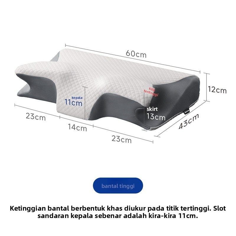 足行健枕头蝴蝶记忆蝶形颈椎牵引棉枕人体工学回弹多功能专用睡眠,床上用品,乳胶枕,淘宝优惠券,粉丝福利购,淘宝优惠卷