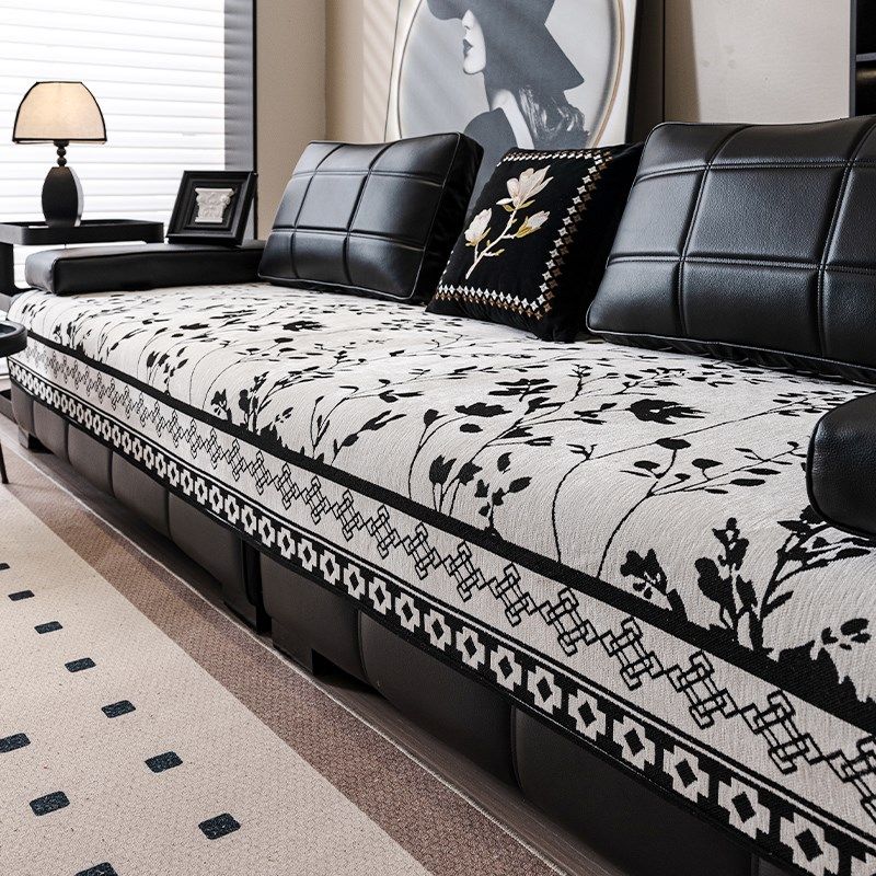 沙发垫子四季通用2025新款高级感直排皮沙发套罩防滑坐垫子盖布巾,居家布艺,沙发垫,淘宝优惠券,粉丝福利购,淘宝优惠卷