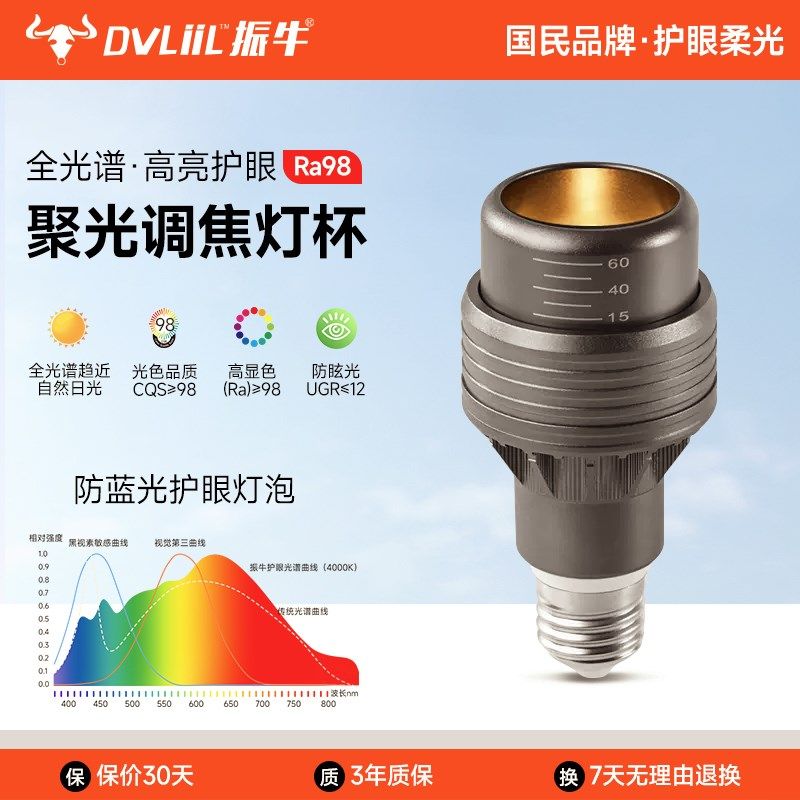 led聚光灯泡e27螺口cob聚光灯杯餐饮餐厅火锅店防眩吊灯超亮筒灯,家装灯饰光源,LED灯杯,淘宝优惠券,粉丝福利购,淘宝优惠卷