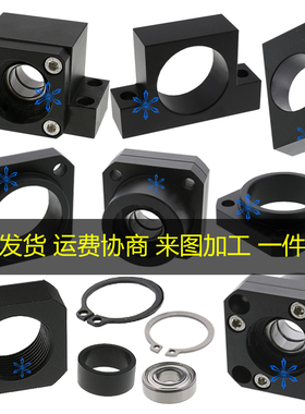 丝杆丝杠BRW/BRWR/BTR/BRWE6 8 10 12 15 17 20 25 30支座组件
