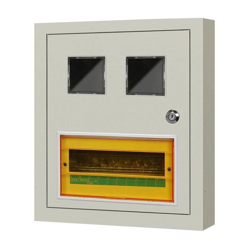 8户家用2明装电表箱1位单相4暗装6室内10出租房3插卡式5铁制外壳*