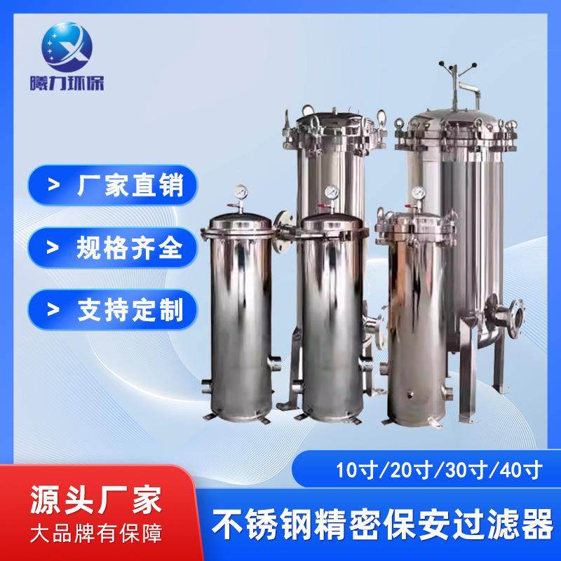 304不锈钢精密保安过滤器含滤芯工业家用井水河水自来水杂质过滤