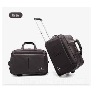 杆包男女学防生折叠行包李包袋大容量水布手提旅行箱拉20 正品